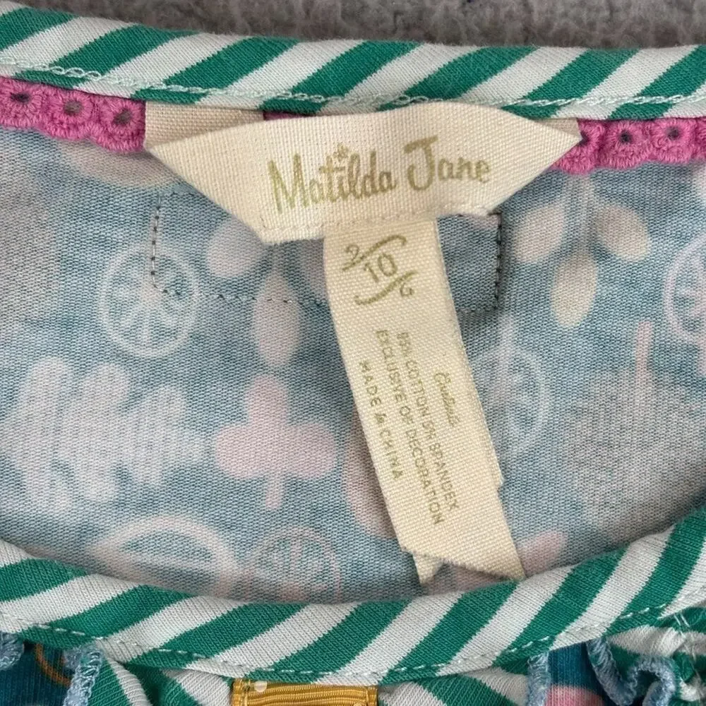 Matilda Jane Make Believe Footpath Tunic 10 Woodland Forest Whimsy Mixed Media